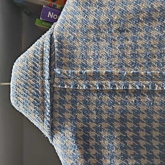 Blue Houndstooth coat - Picture 9 of 10